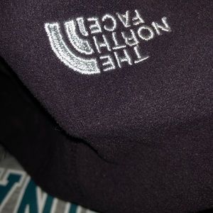 North face zip up purple jacket